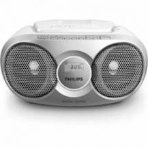RADIO CD PHILIPS AZ215S/ 3W RMS/ CON CABLE/ PLATA