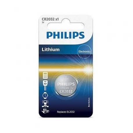 PILA DE BOTÓN PHILIPS CR2032/ 3V
