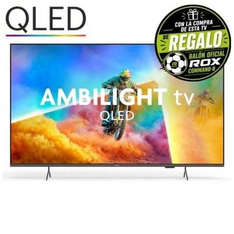 TELEVISOR QLED PHILIPS 65PQS8501 65'/ ULTRA HD 4K/ AMBILIGHT/ SMART TV/ WIFI