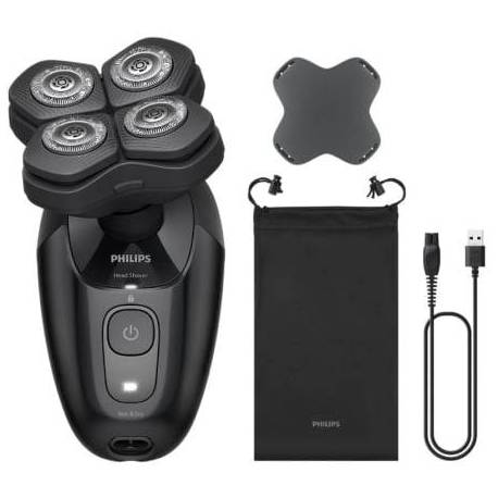 AFEITADORA PHILIPS HEAD SHAVER PRO 5000 SERIES HS5980/15/ CON BATERÍA
