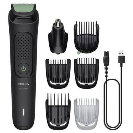 RECORTADORA PHILIPS ALL IN ONE 3000 SERIES MG3935/15/ CON BATERÍA/ 6 ACCESORIOS