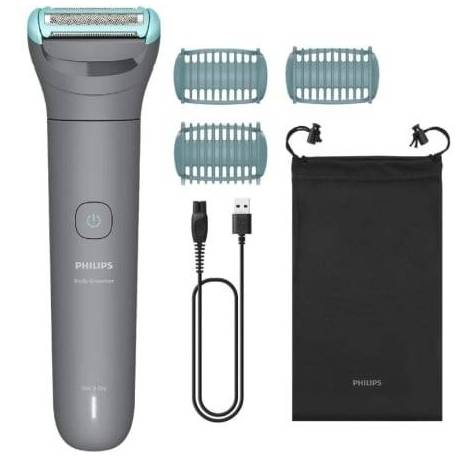 CORTABARBAS PHILIPS BODY GROOMER BG3485/15/ CON BATERÍA/ 3 ACCESORIOS