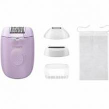 DEPILADORA PHILIPS EPILATOR SERIES 4000 BRE257/ CON BATERÍA/ 4 ACCESORIOS