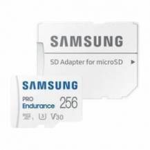 TARJETA DE MEMORIA SAMSUNG PRO ENDURANCE 256GB MICROSD XC CON ADAPTADOR/ CLASE 10/ 100MBS