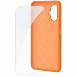 FUNDA SILICONA + PROTECTOR DE PANTALLA DE CRISTAL TEMPLADO SPC WUUM ONE PROTECTION PACK 4354P/ COMPATIBLE CON SPC WUUM ONE/