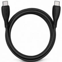 CABLE USB 2.0 TIPO-C VENTION TRVBF/ USB TIPO-C MACHO - USB TIPO-C MACHO/ HASTA 60W/ 480MBPS/ 1M/ NEGRO