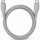 CABLE USB 2.0 TIPO-C VENTION TRVHH/ USB TIPO-C MACHO - USB TIPO-C MACHO/ HASTA 60W/ 480MBPS/ 2M/ GRIS
