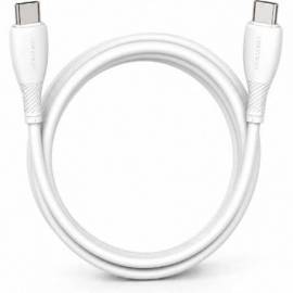 CABLE USB 2.0 TIPO-C VENTION TRVWH/ USB TIPO-C MACHO - USB TIPO-C MACHO/ HASTA 60W/ 480MBPS/ 2M/ BLANCO