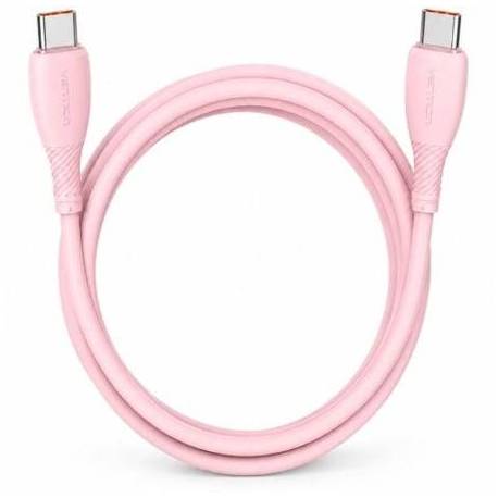 CABLE USB 2.0 TIPO-C VENTION TRWPF/ USB TIPO-C MACHO - USB TIPO-C MACHO/ HASTA 100W/ 480MBPS/ 1M/ ROSA