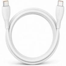 CABLE USB 2.0 TIPO-C VENTION TRWWF/ USB TIPO-C MACHO - USB TIPO-C MACHO/ HASTA 100W/ 480MBPS/ 1M/ BLANCO