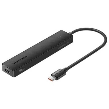 HUB USB TIPO-C 3.2 VENTION CKDBB/ 2XUSB/ 2XUSB TIPO-C/ 1XUSB TIPO-C PD