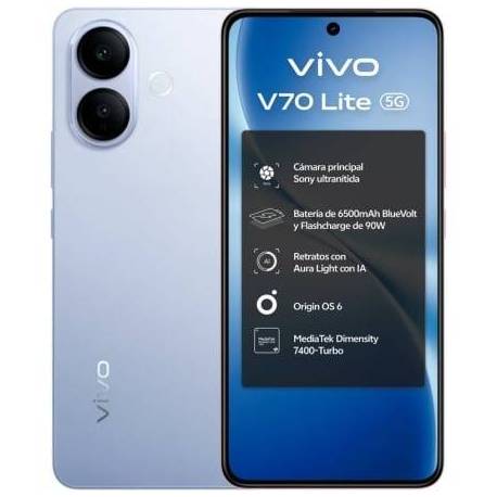 SMARTPHONE VIVO V70 LITE 6GB/ 256GB/ 6.77'/ 5G/ AZUL