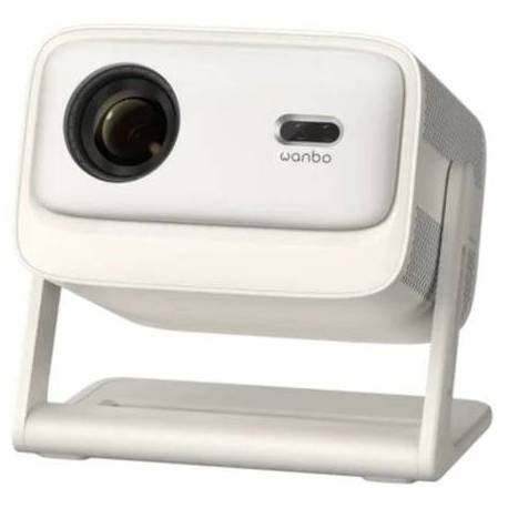 PROYECTOR PORTÁTIL WANBO VALI 1 PRO/ 900 LÚMENES/ FULL HD/ HDMI/ BLUETOOTH/ WIFI/ BEIGE