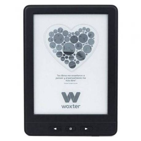 LIBRO ELECTRÓNICO EBOOK WOXTER SCRIBA PAPERLIGHT TP/ 6' TACTIL RETROILUMINADO TINTA ELECTRÓNICA/ NEGRO
