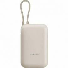 POWERBANK 20000MAH XIAOMI 33W POWER BANK INTEGRATED CABLE/ 33W/ BEIGE/ INCLUYE CABLE USB TIPO-C