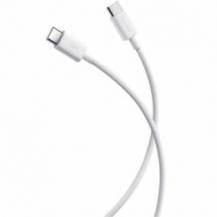 CABLE USB 2.0 TIPO-C 3A XIAOMI BRAIDED/ USB TIPO-C MACHO - USB TIPO-C MACHO/ HASTA 60W/ 480MBPS/ 1M/ BLANCO