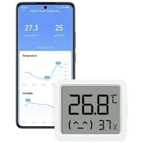 MONITOR DE TEMPERATURA Y HUMEDAD XIAOMI XIAOMI SMART TEMPERATURE AND HUMIDITY MONITOR 3 MINI