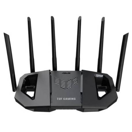 ROUTER INALÁMBRICO 5G MÓVIL ASUS TUF GAMING BE6500/ WIFI 7/ 6500MBPS/ 2.4GHZ 5GHZ/ 6 ANTENAS/ WIFI 802.11BE/AX/AC/N/A/ - N/B/G