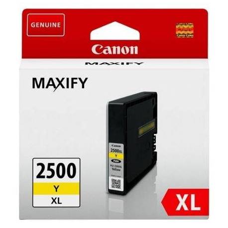 CARTUCHO DE TINTA ORIGINAL CANON PGI-2500XL ALTA CAPACIDAD/ AMARILLO