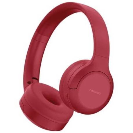 AURICULARES INALÁMBRICOS DAEWOO DW2026/ CON MICRÓFONO/ BLUETOOTH/ ROJOS