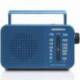 RADIO PORTÁTIL DAEWOO DW1120/ CON CABLE/ A PILAS/ AZUL