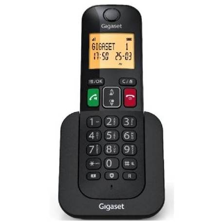 TELÉFONO INALÁMBRICO GIGASET ELEMENTAL 400/ NEGRO