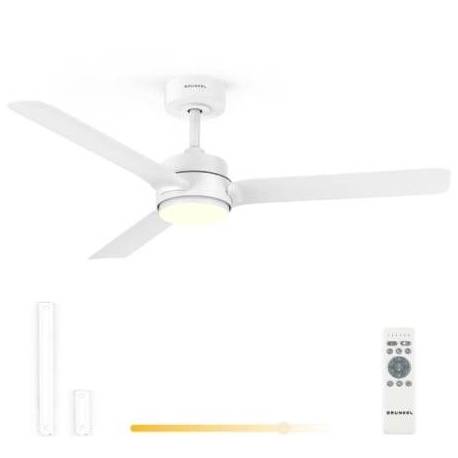 VENTILADOR DE TECHO GRUNKEL SKYEASY47/ 30W/ 3 ASPAS 119CM/ 6 VELOCIDADES