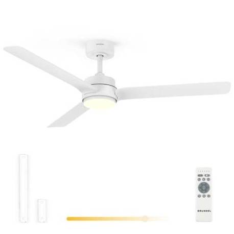 VENTILADOR DE TECHO GRUNKEL SKYEASY52/ 30W/ 3 ASPAS 132CM/ 6 VELOCIDADES