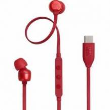 AURICULARES INTRAUDITIVOS JBL TUNE 310C/ CON MICRÓFONO/ ROJOS
