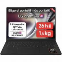 PORTÁTIL LG GRAM 16UD55U-G.AX85BN RYZEN AI 7 445/ 32GB/ 512GB SSD/ 16'/ SIN SISTEMA OPERATIVO