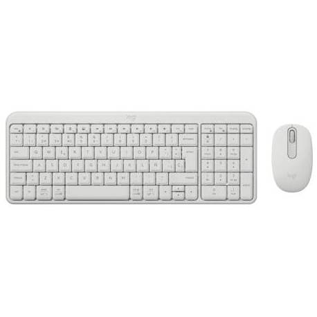 TECLADO Y RATÓN INALÁMBRICOS LOGITECH WIRELESS COMBO MK250/ BLANCO