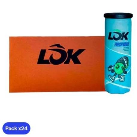 CAJÓN BOLAS LOK SPORTS/ 24 PACKS DE 3 UNIDADES