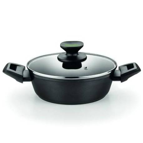 CACEROLA BAJA MONIX GREEN M480528/ Ø28CM/ ALUMINIO FORJADO/ APTA PARA INDUCCIÓN