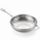 SARTÉN MONIX WOK PLANET INOX M212028/ Ø28CM/ ALUMINIO FUNDIDO/ APTA PARA INDUCCIÓN