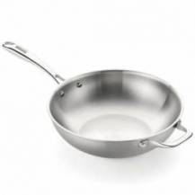 SARTÉN MONIX WOK PLANET INOX M212028/ Ø28CM/ ALUMINIO FUNDIDO/ APTA PARA INDUCCIÓN