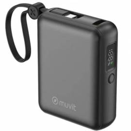 POWERBANK 10000MAH MUVIT FOR CHANGE MCCHP0014/ 35W/ NEGRA