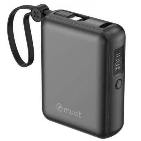 POWERBANK 10000MAH MUVIT FOR CHANGE MCCHP0014/ 35W/ NEGRA