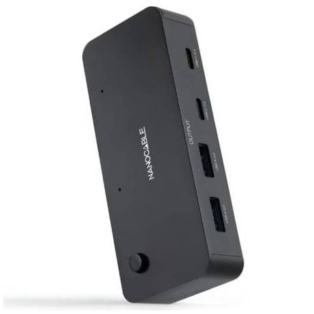 SWITCH CONMUTADOR USB NANOCABLE 10.12.0011/ 2X USB/ 2X USB TIPO-C