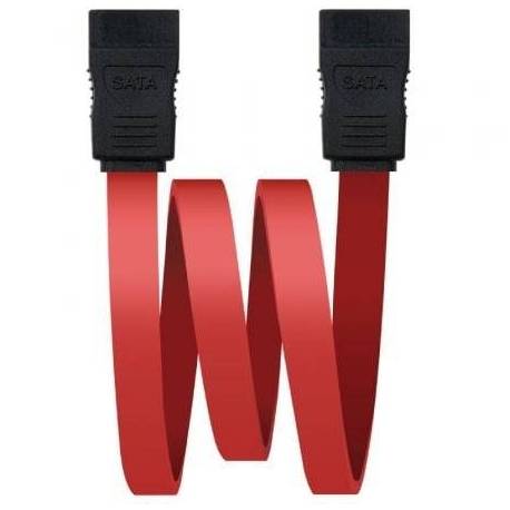 CABLE SATA NANOCABLE 10.18.0101/ SATA HEMBRA - SATA HEMBRA/ 50CM/ ROJO
