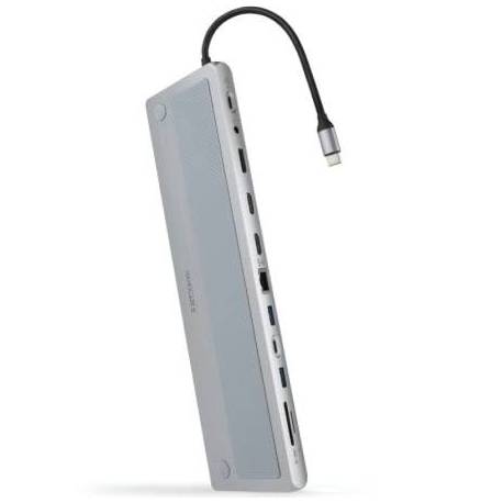 DOCKING TIPO-C NANOCABLE 10.16.1012/ 3XUSB/ 1XUSB TIPO-C/ 2XHDMI 4K/ 1XDISPLAYPORT/ 1XRJ45/ 1XLECTOR TARJETAS/ 1XJACK 3.5/