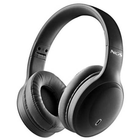 AURICULARES INALÁMBRICOS NGS ARTICA GLACIER/ CON MICRÓFONO/ BLUETOOTH/ NEGROS