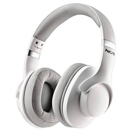 AURICULARES INALÁMBRICOS NGS ARTICA STORM/ CON MICRÓFONO/ BLUETOOTH/ BLANCOS