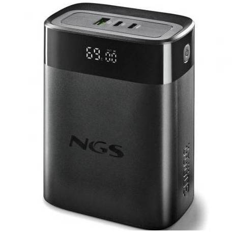 POWERBANK 30000MAH NGS TWIX30/ 140W/ COMPATIBLE CON PORTÁTILES/ NEGRA