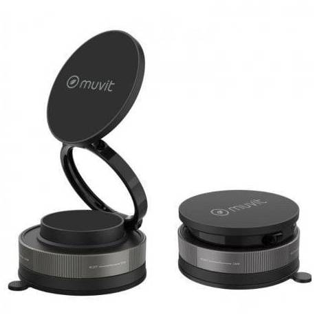 SOPORTE DE SMARTPHONE PARA COCHE MUVIT FOR CHANGE MCCHL0035/ NEGRO
