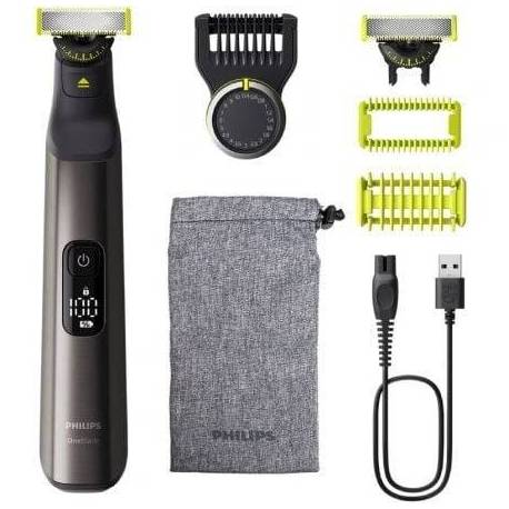 CORTABARBAS + RECORTADORA PHILIPS ONEBLADE PRO 360 QP6552/15/ CON BATERÍA/ 5 ACCESORIOS