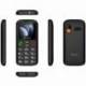 TELÉFONO MÓVIL QUBO P-186BKC 4G PARA PERSONAS MAYORES/ NEGRO
