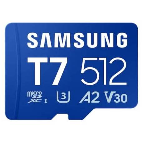 TARJETA DE MEMORIA SAMSUNG P7 512GB MICROSD XC/ CLASE 10/ 170MBS