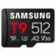 TARJETA DE MEMORIA SAMSUNG P9 512GB MICROSD XC/ CLASE 10/ 200MBS