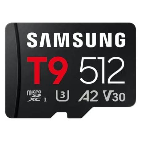 TARJETA DE MEMORIA SAMSUNG P9 512GB MICROSD XC/ CLASE 10/ 200MBS