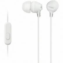 AURICULARES INTRAUDITIVOS SONY MDR-EX15AP/ CON MICRÓFONO/ JACK 3.5/ BLANCOS